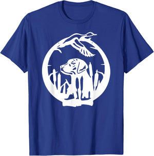 Duck Hunting Labrador Retriever Waterfowl Hunter Black Lab T-Shirt - T-Shirt | Royal