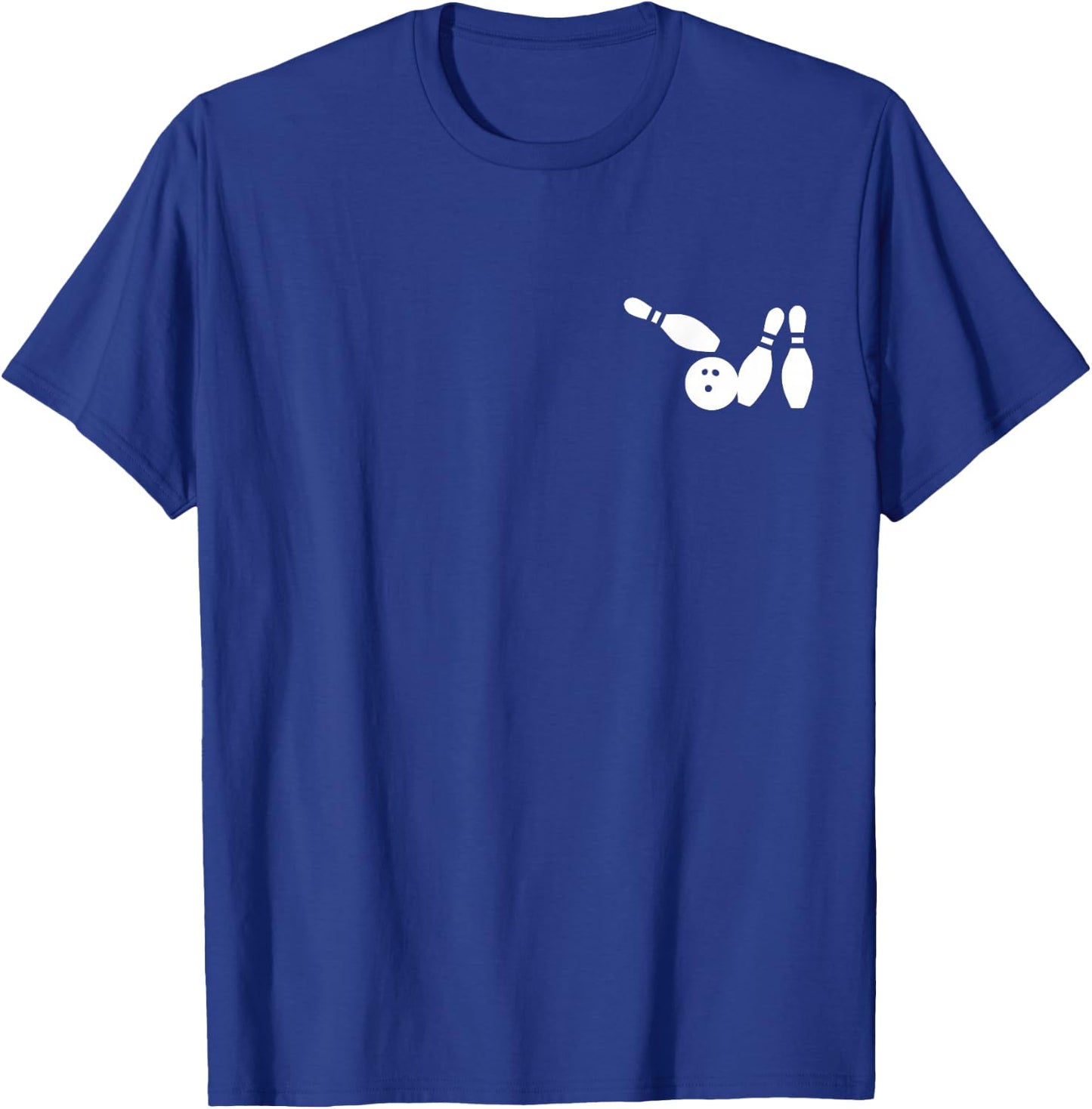 Bowling Team Shirt Livin on A Spare Matching League Gift T-Shirt - T-Shirt | Royal