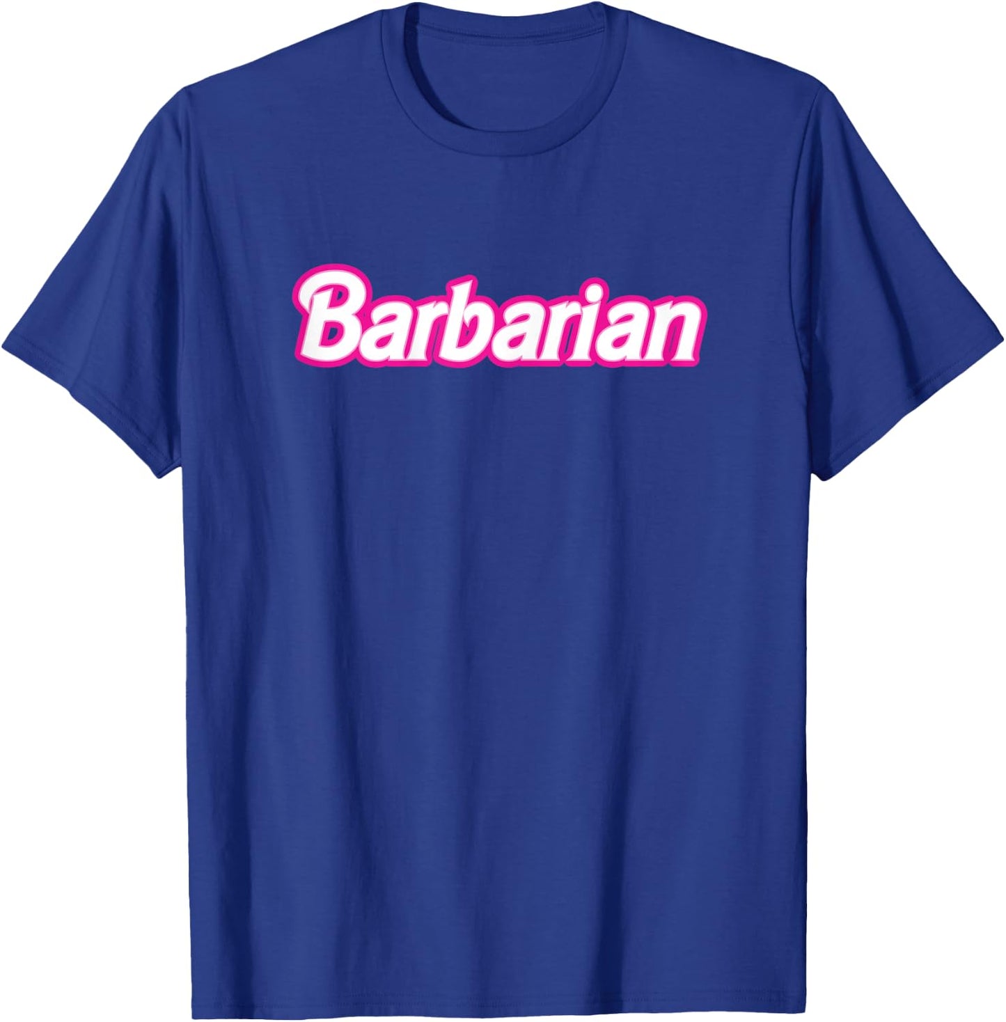 Love The Pink Barbarian Pink Retro T-Shirt - T-Shirt | Royal