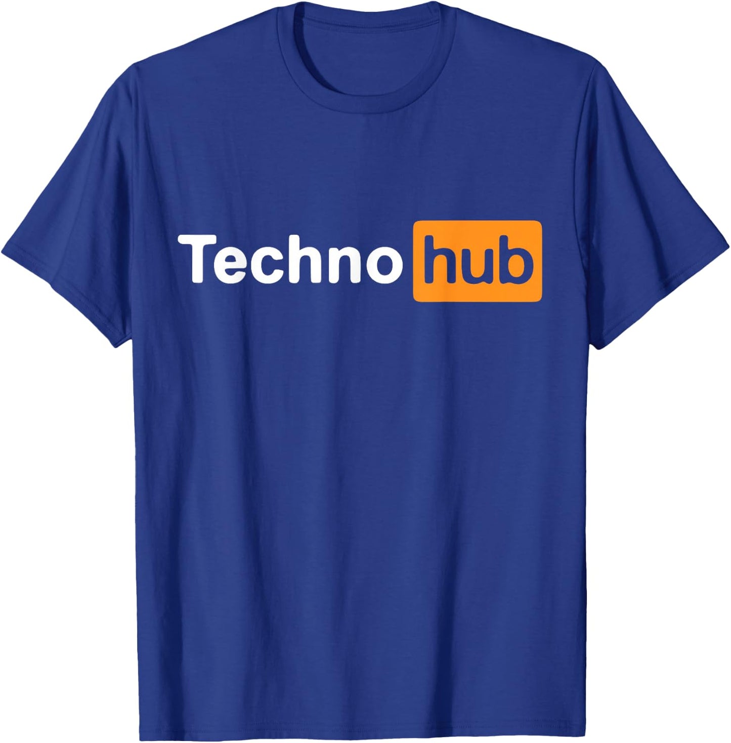 Techno Music Minimal Hard Clubbing Funny Festival Hub DJ T-Shirt - T-Shirt | Royal