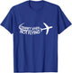 Cranky When Not Flying Funny Pilot Aviation Humor T-Shirt - T-Shirt | Royal