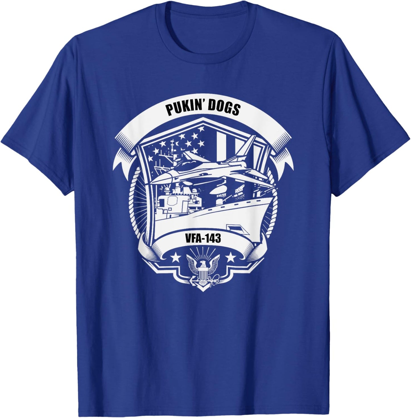 VFA-143 Pukin' Dogs T-Shirt - T-Shirt | Royal