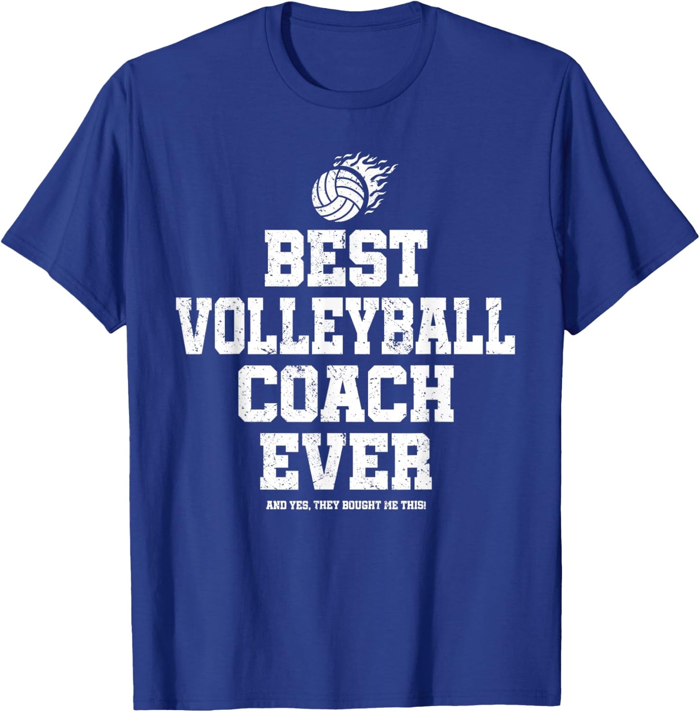 Best Volleyball Coach Ever T-Shirt - T-Shirt | Royal