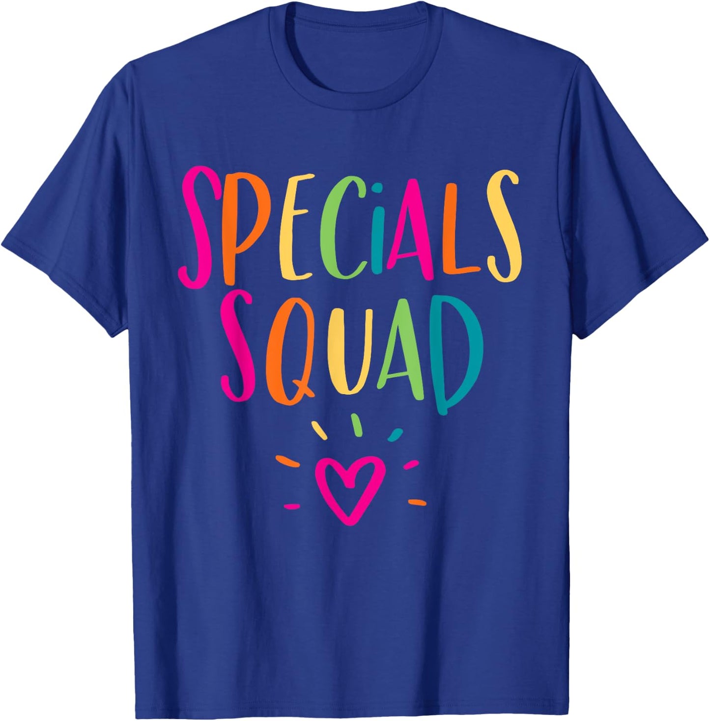 Specials Squad Art Music PE Tech Gym Teacher Team T-Shirt - T-Shirt | Royal