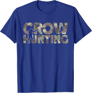 Crow Hunting Camouflage Crow Hunter T-Shirt - T-Shirt | Royal