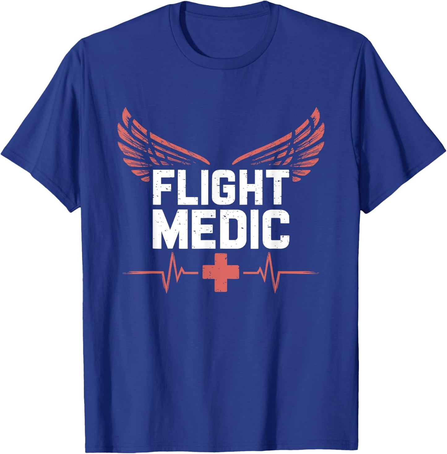 Flight Medic, Helicopter Nurse Response EMT Paramedic T-Shirt - T-Shirt | Royal