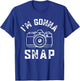 Photography Lover I'm Gonna Snap Funny Photographer Pun T-Shirt - T-Shirt | Royal