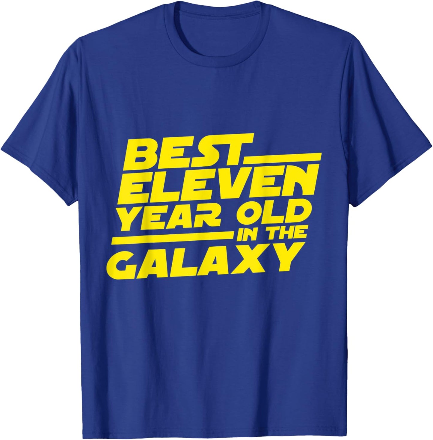 11 Year Old 11th Birthday Party Best In The Galaxy Boys Girl T-Shirt - T-Shirt | Royal
