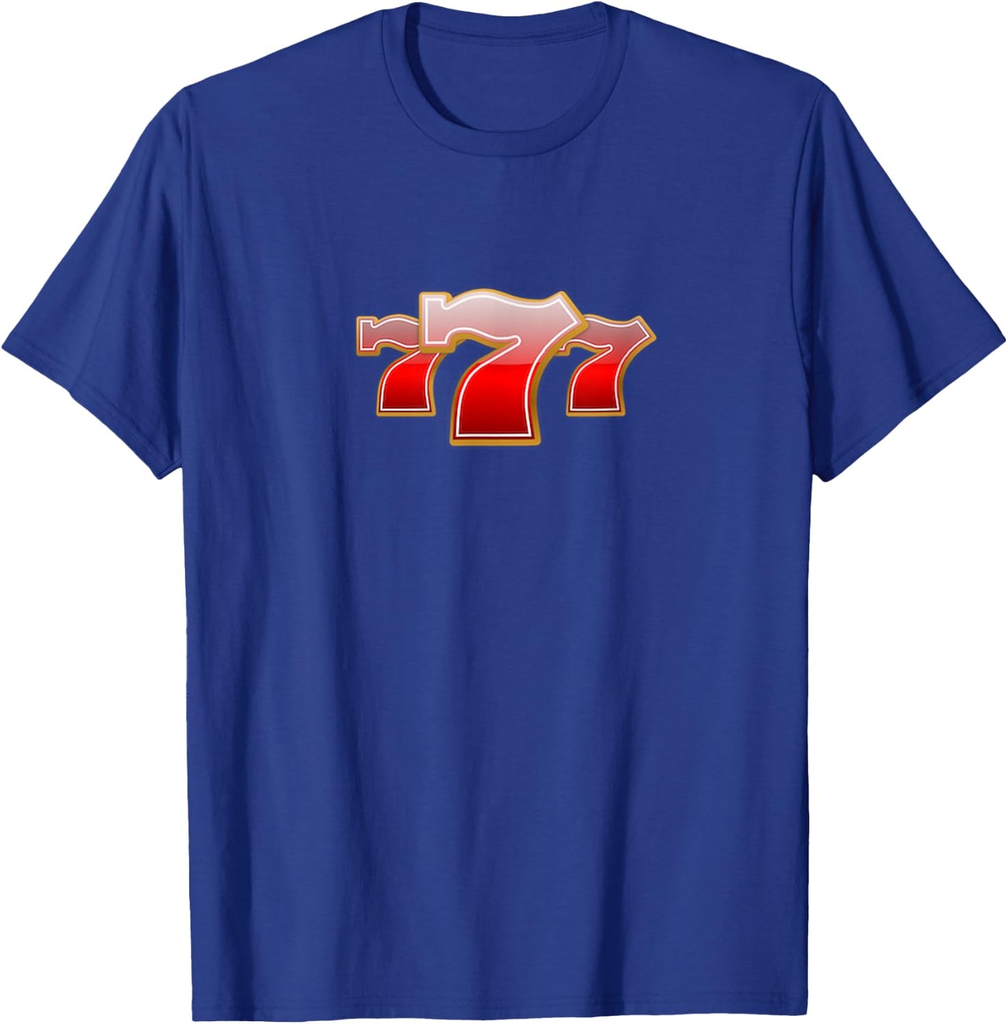Triple Seven 777 T-Shirt - T-Shirt | Royal