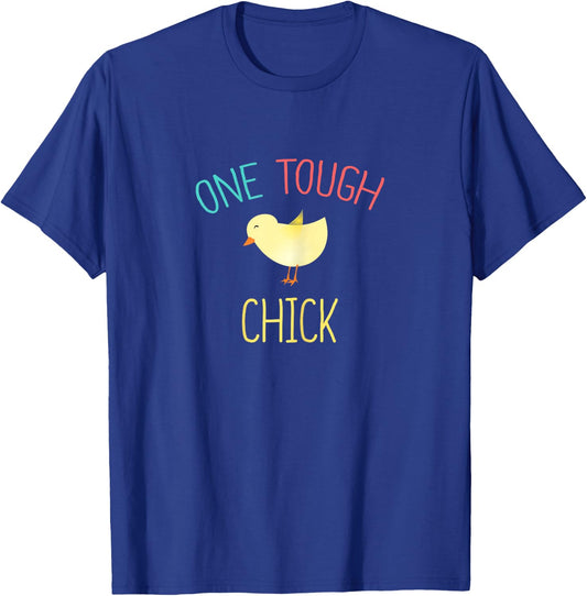 One Tough Chick Cute Easter Shirt for Woman Gift T-Shirt - T-Shirt | Royal