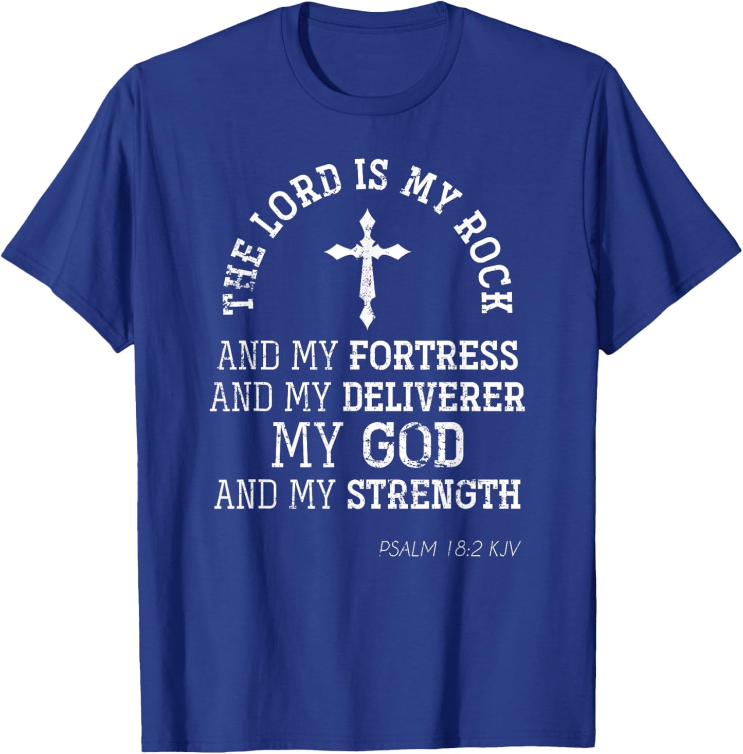 Bible Verse Christianity Faith Jesus Lord Devotee Prayer T-Shirt - T-Shirt | Royal