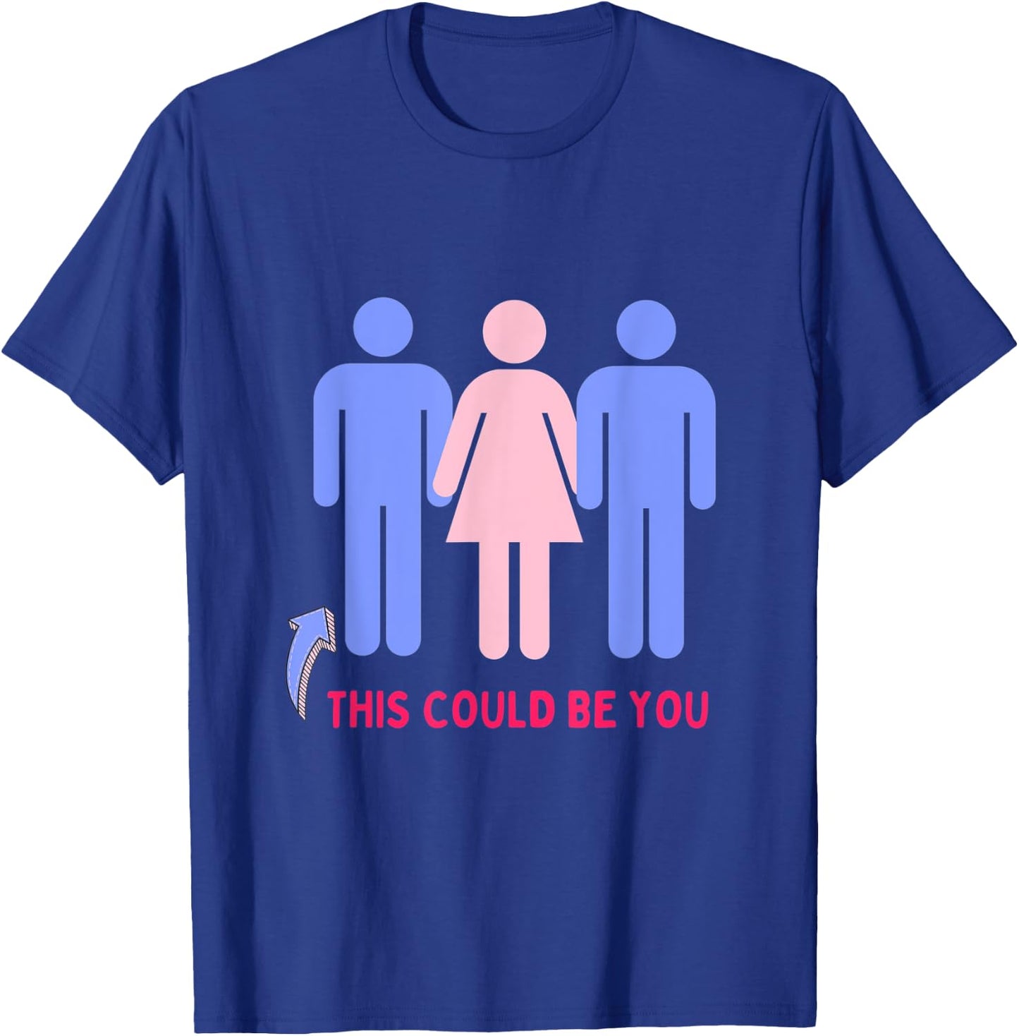 THIS COULD BE YOU Threesome Swingers T-Shirt - T-Shirt | Royal