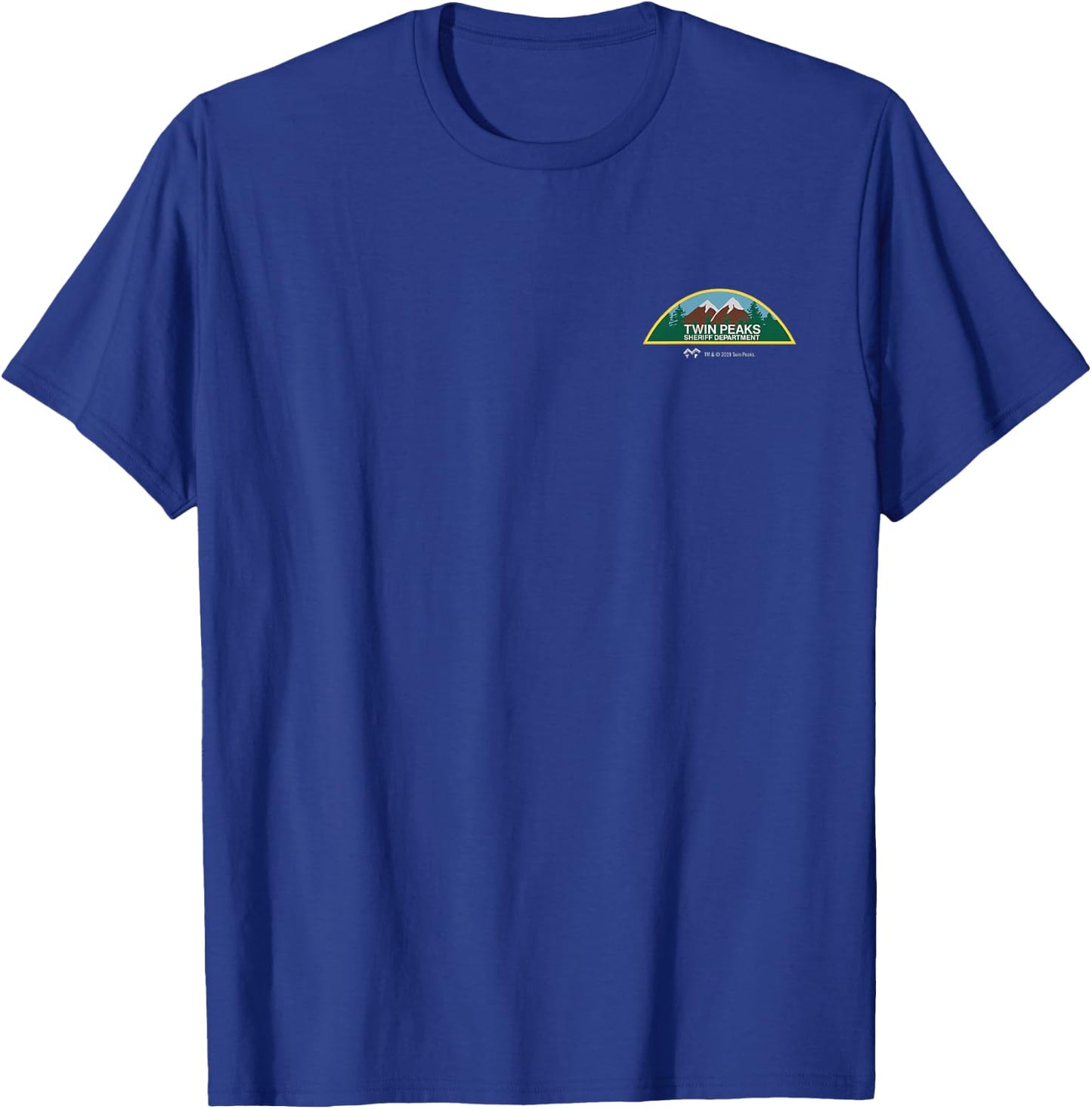 Twin Peaks Sheriff's Department T-Shirt - T-Shirt | Royal