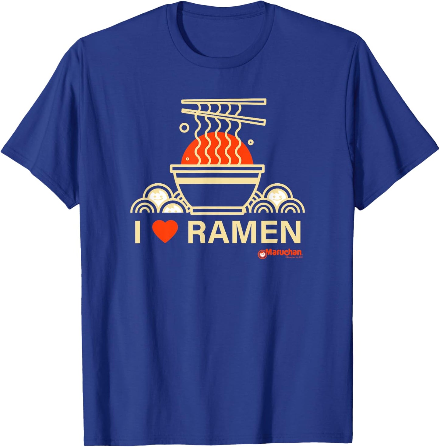 Maruchan I Heart Ramen Noodle Bowl Poster T-Shirt - T-Shirt | Royal
