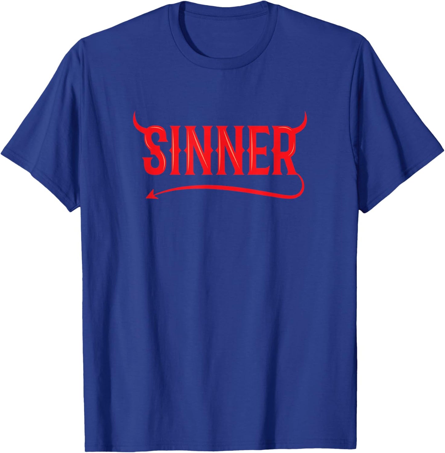 Sinner Outfit Matching Clothes Couple Gifts Funny Halloween T-Shirt - T-Shirt | Royal