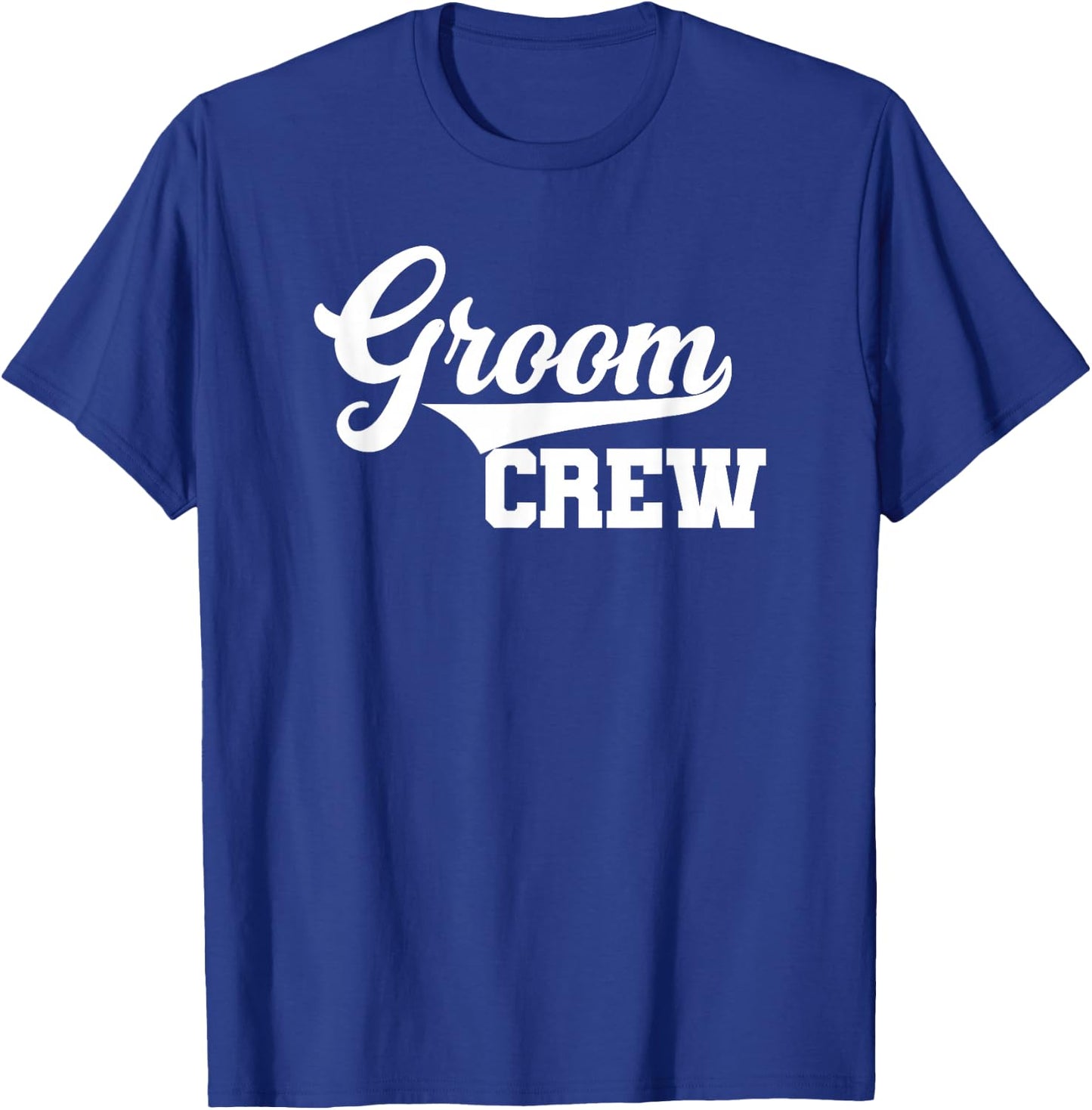 Groom Crew, Bachelor Party, Wedding, Men, Family Matching T-Shirt - T-Shirt | Royal