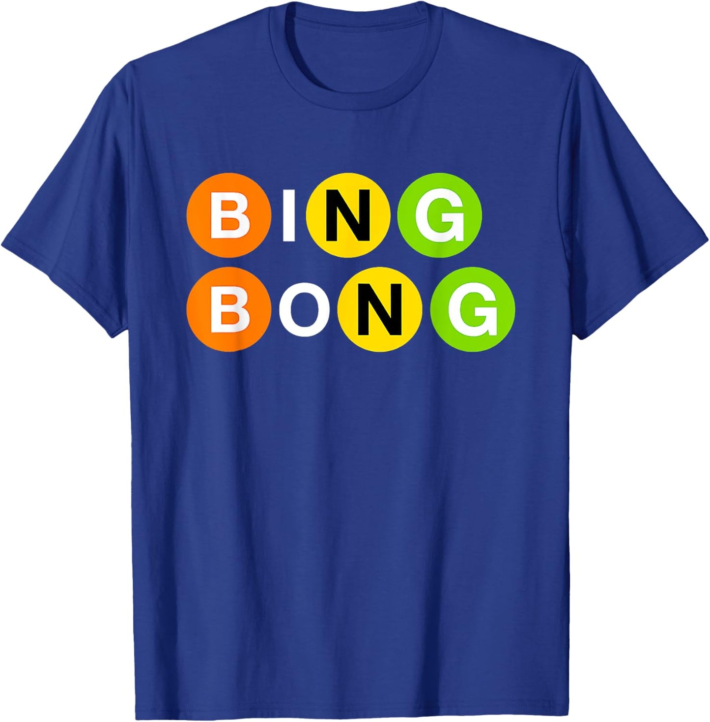 Funny NYC Subway Bing Bong Rally T-Shirt - T-Shirt | Royal