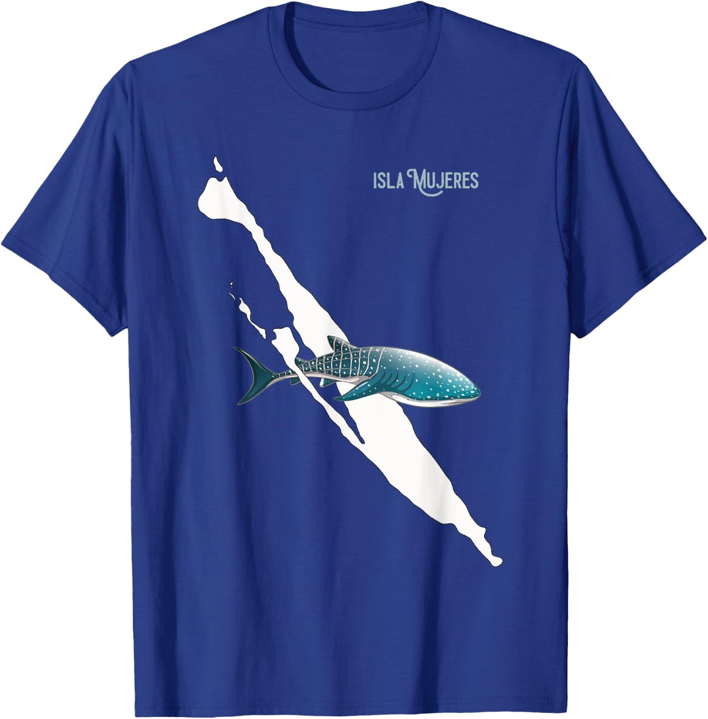 Isla Vibes - Isla Mujeres Mexico, Swimming with Whale Sharks T-Shirt - T-Shirt | Royal