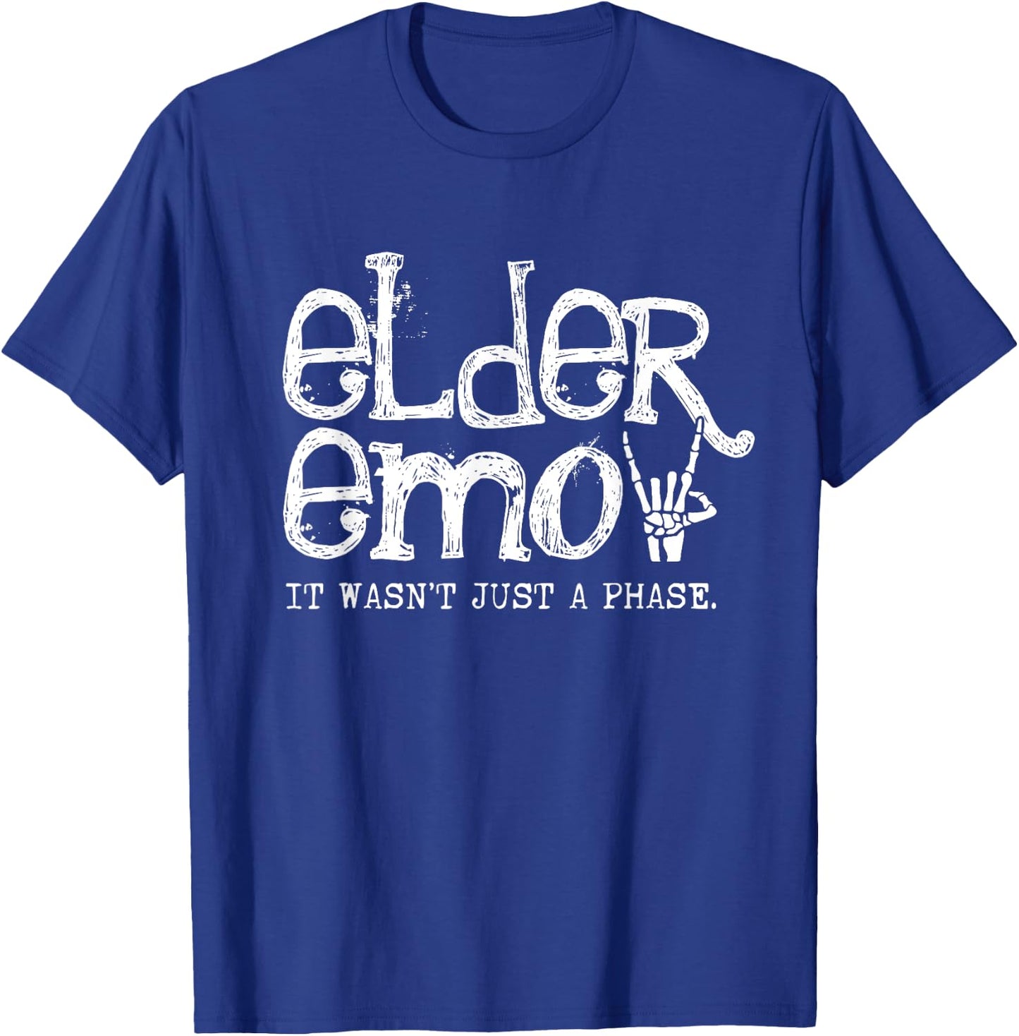Emo Rock Elder Emo y2k 2000s Emo Ska Pop Punk Band Music T-Shirt - T-Shirt | Royal