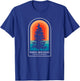 Retro White Mountain National Forest New Hampshire Hiking T-Shirt - T-Shirt | Royal