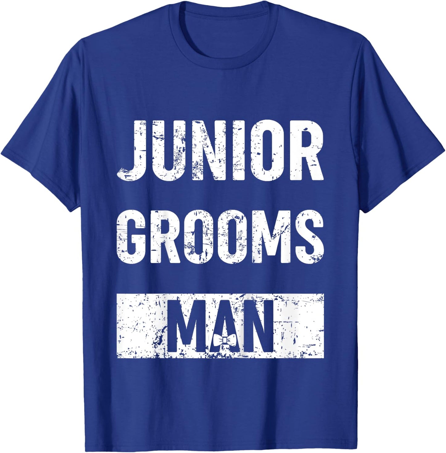 Kids Junior Groomsman Wedding Groom Gift Cute Little Party Man T-Shirt - T-Shirt | Royal