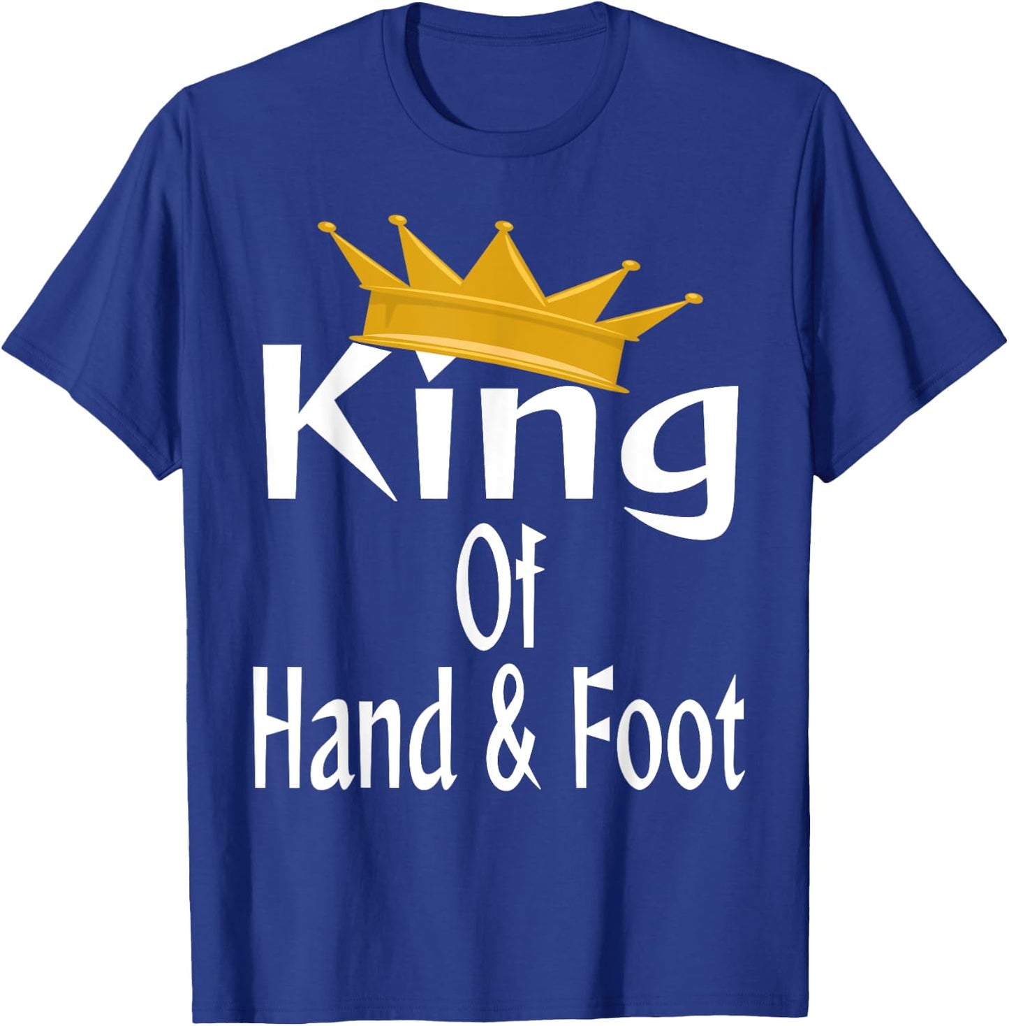 King Of Hand And Foot Card Game Player Winner Champion Crown T-Shirt - T-Shirt | Royal