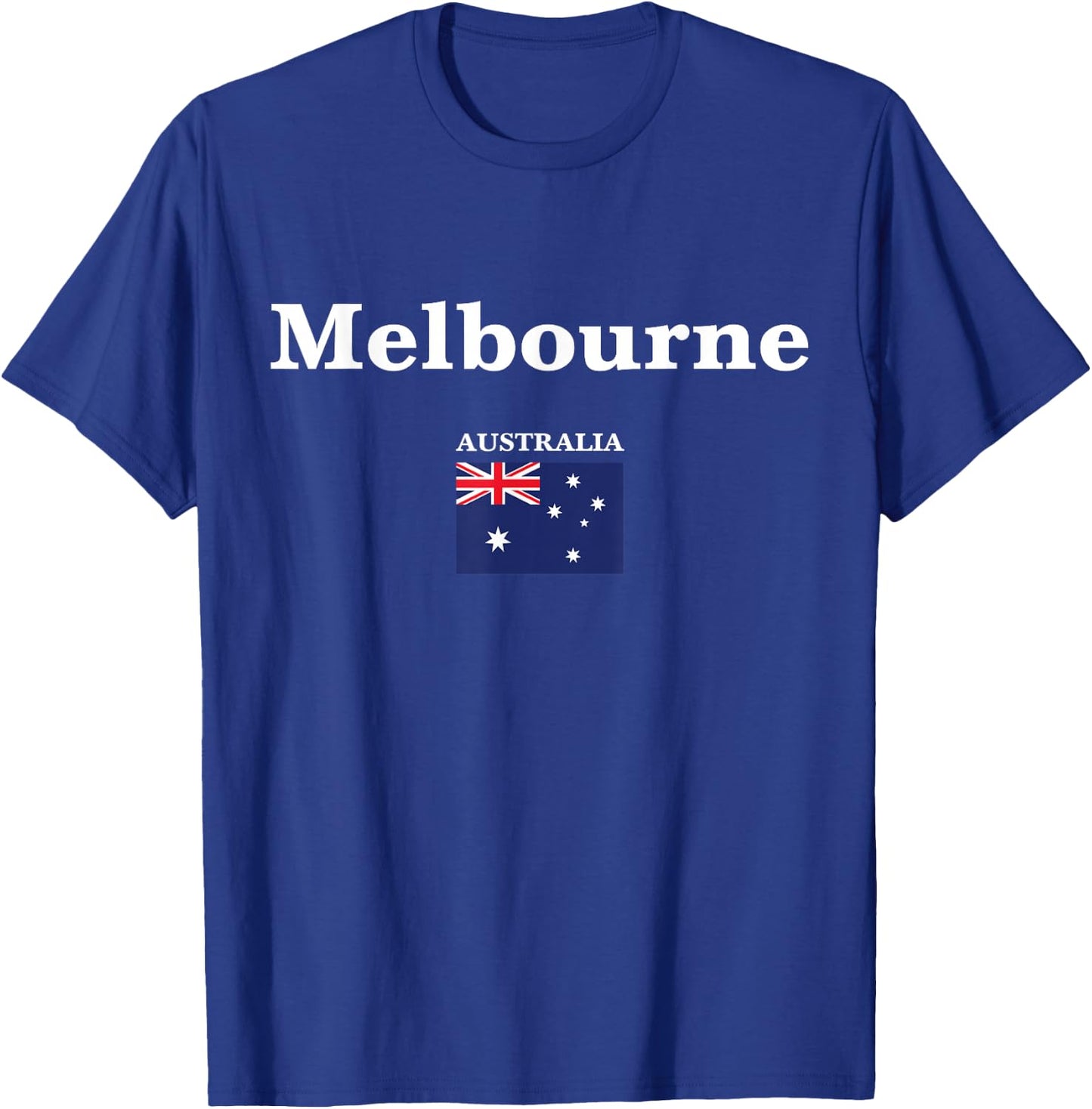 Melbourne city and the flag of Australia T-Shirt - T-Shirt | Royal