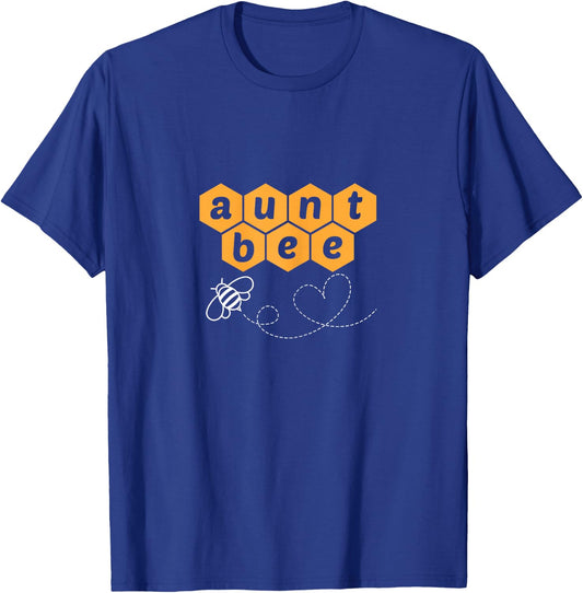 Aunt Bee Auntie Beekeeper Beekeeping Matching Family T-Shirt - T-Shirt | Royal