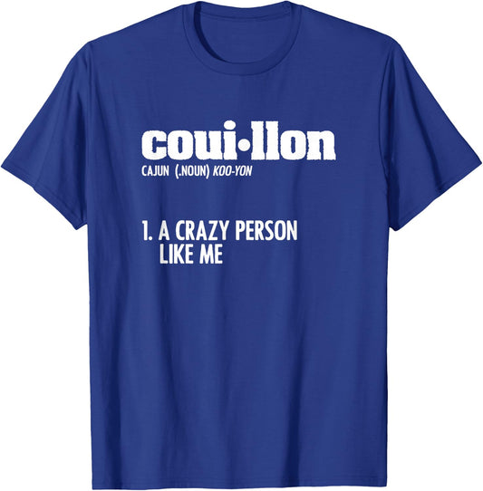 Couillon Cajun American Louisiana Crawfish Cajun T-Shirt - T-Shirt | Royal