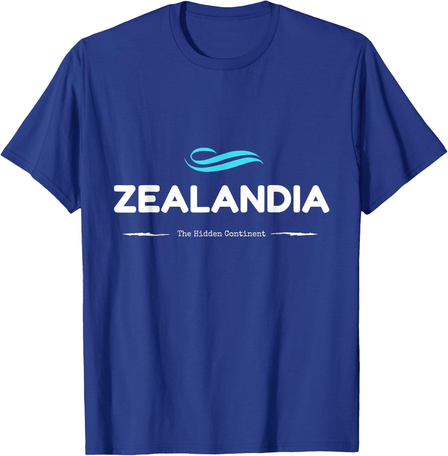 Zealandia - The Hidden Continent T-Shirt - T-Shirt | Royal