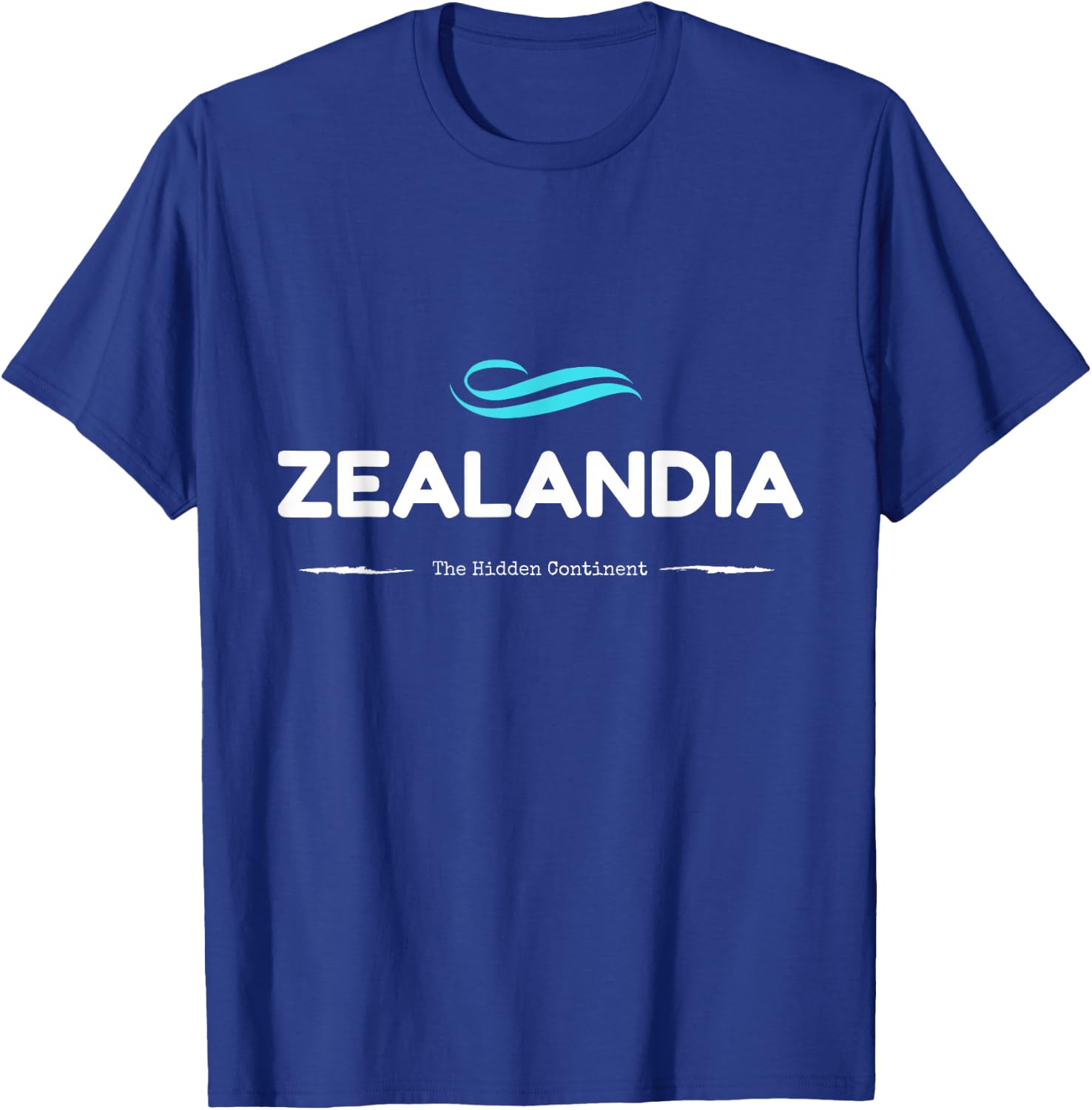Zealandia - The Hidden Continent T-Shirt - T-Shirt | Royal