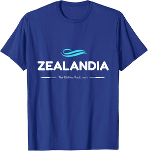 Zealandia - The Hidden Continent T-Shirt - T-Shirt | Royal