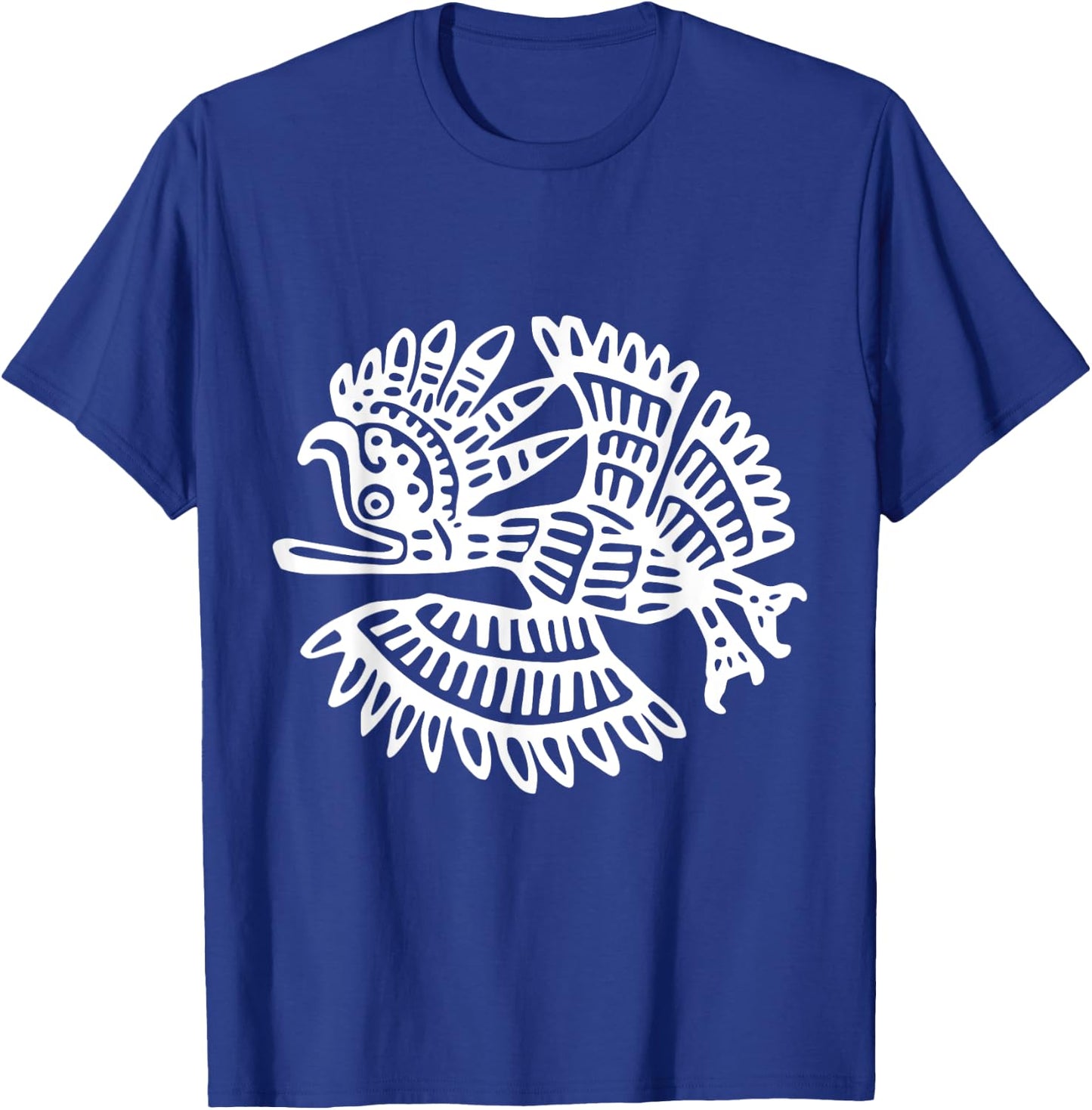 Aztec Maya Bird Symbol T-Shirt - T-Shirt | Royal