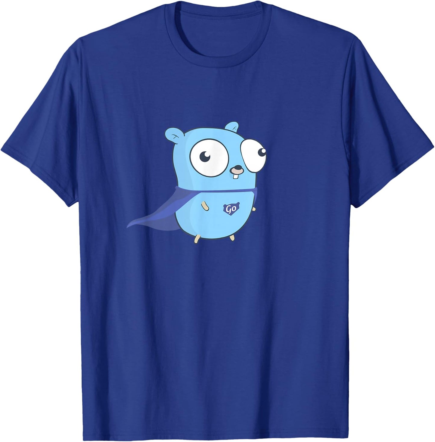 Developer Go Super Golang T-Shirt - T-Shirt | Royal