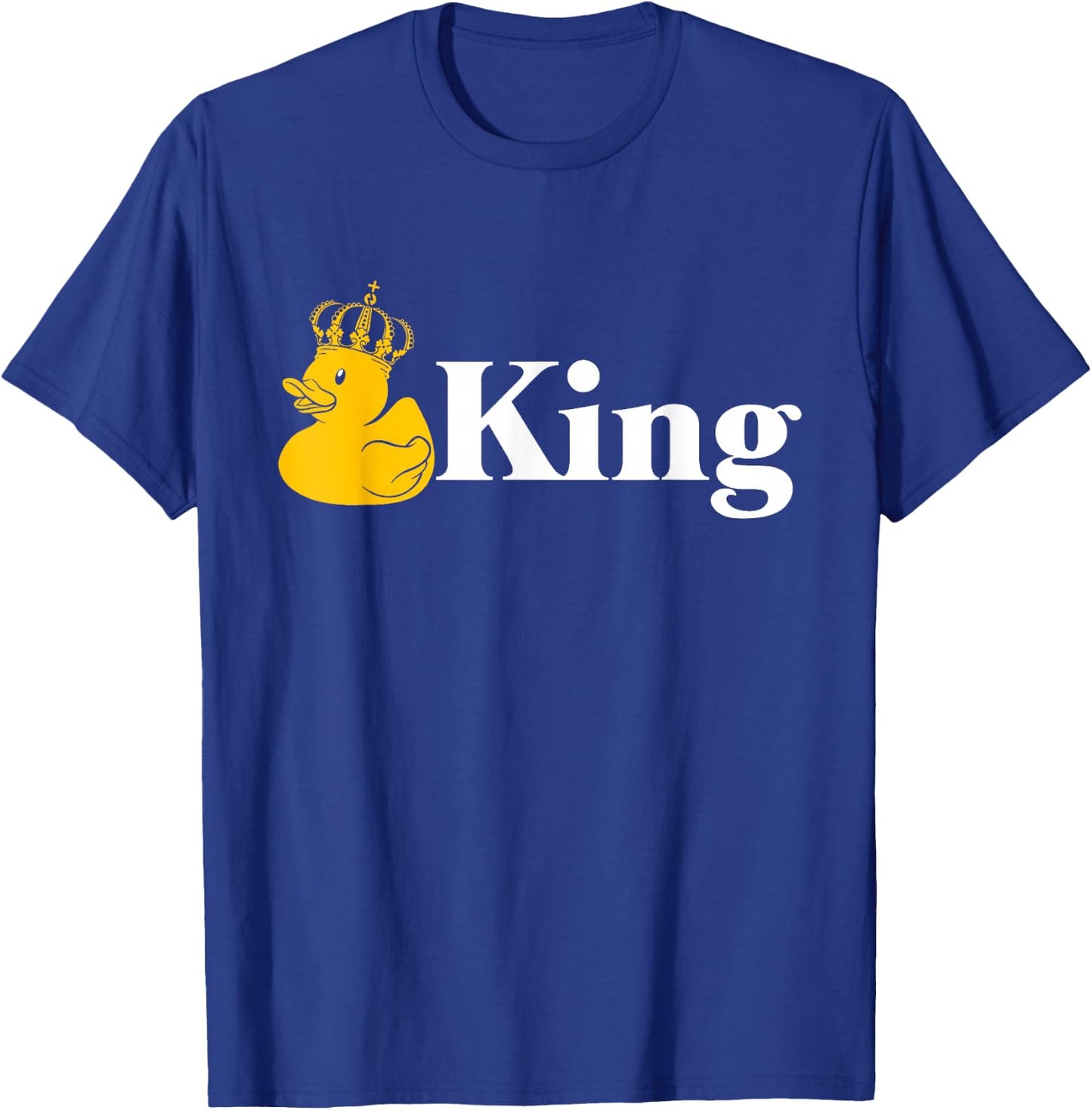 Rubber Duck Yellow Duck King T-Shirt - T-Shirt | Royal