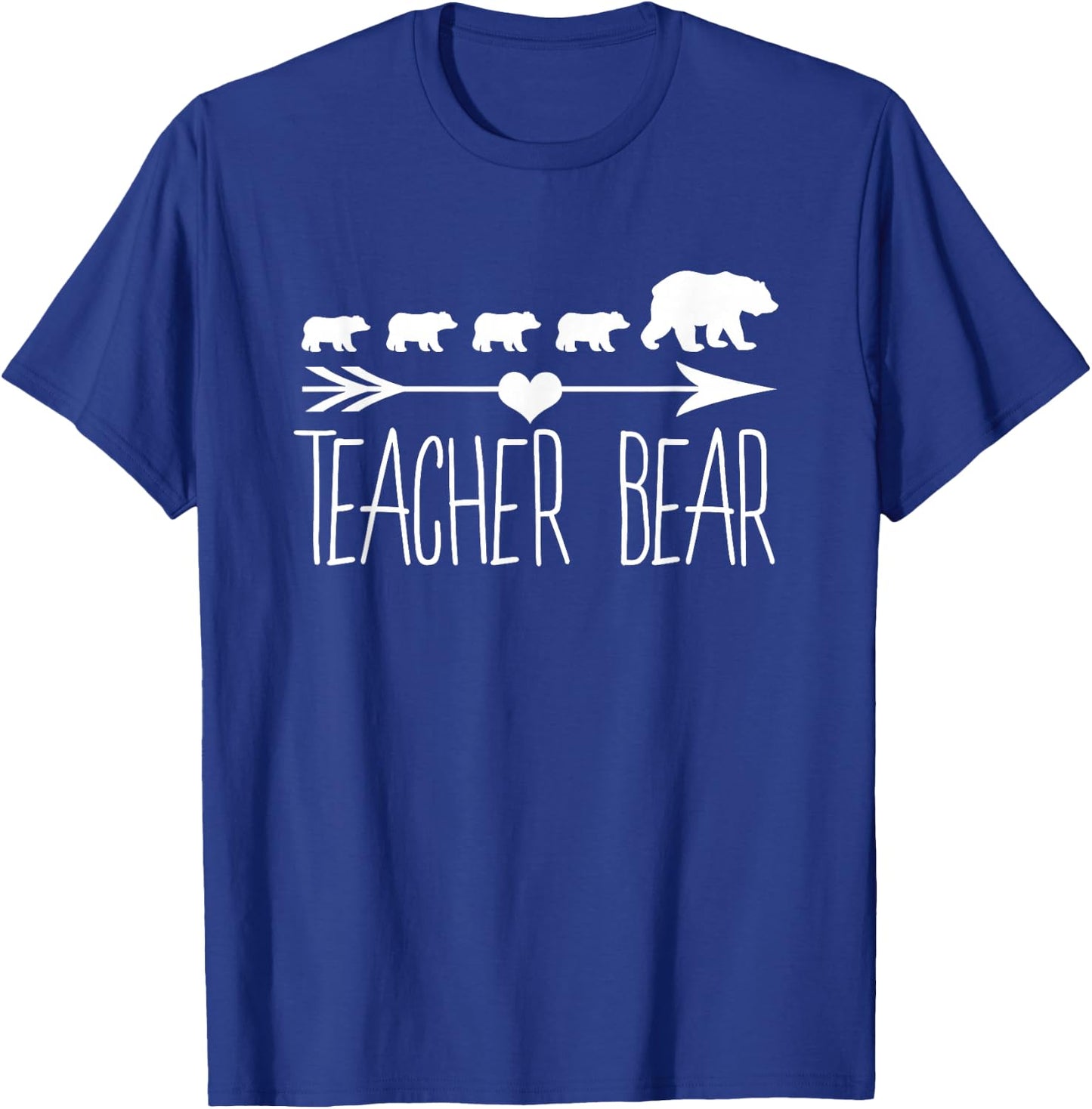 Teacher Bear For Educators - Teacher Appreciation T-Shirt - T-Shirt | Royal