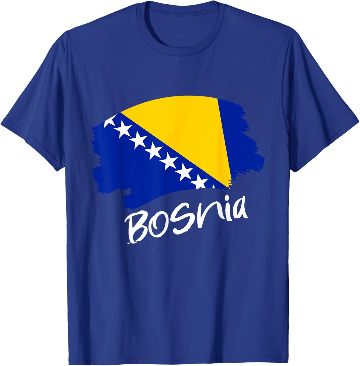 Bosnian Flag Bosnia and Herzegovina T-Shirt - T-Shirt | Royal