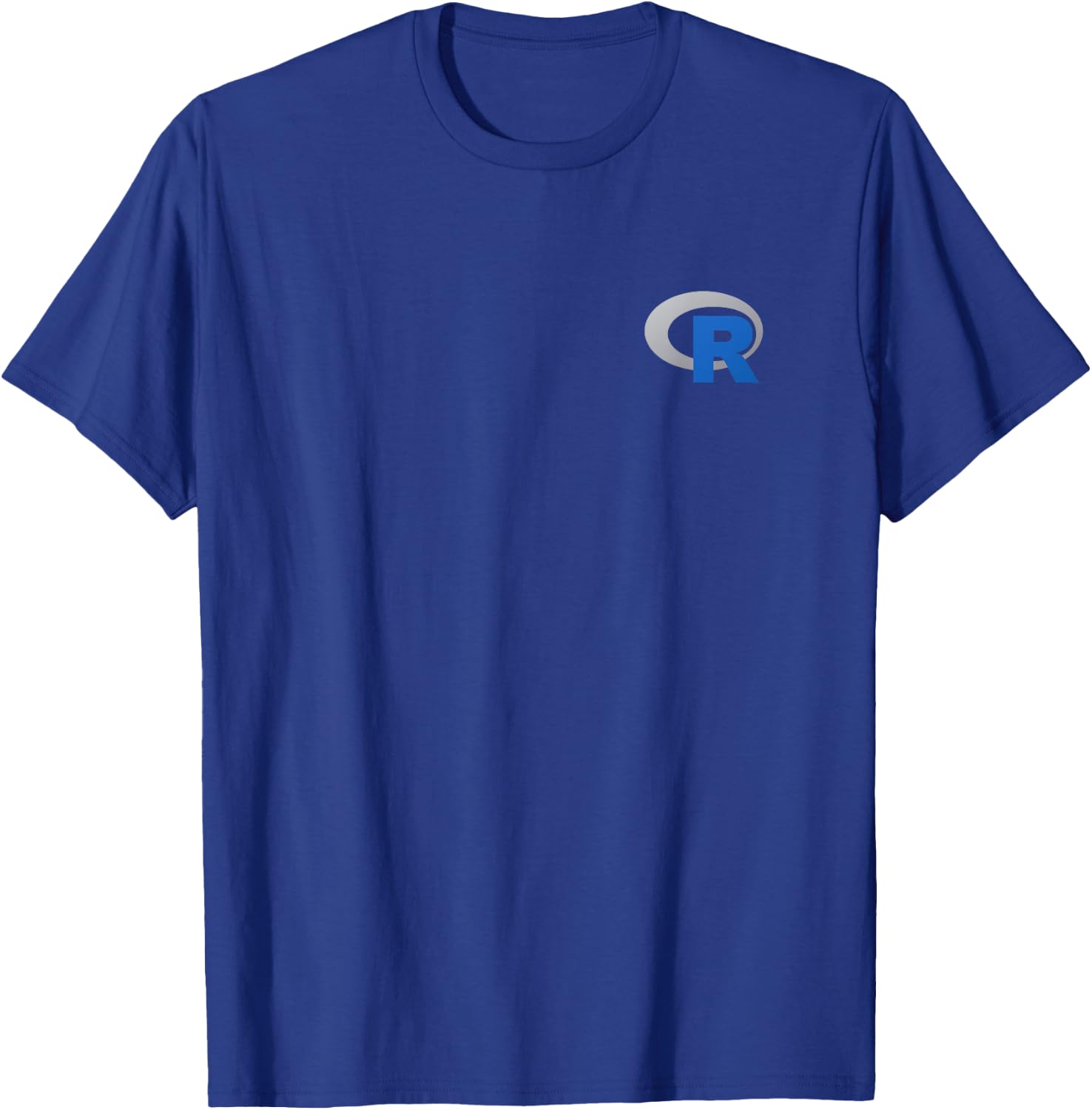 R with Logo for R Programmers Developers T-Shirt - T-Shirt | Royal