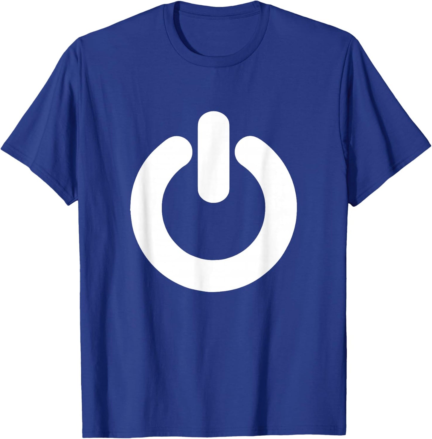Power Button T Shirt & Gifts Power Button T-Shirt - T-Shirt | Royal