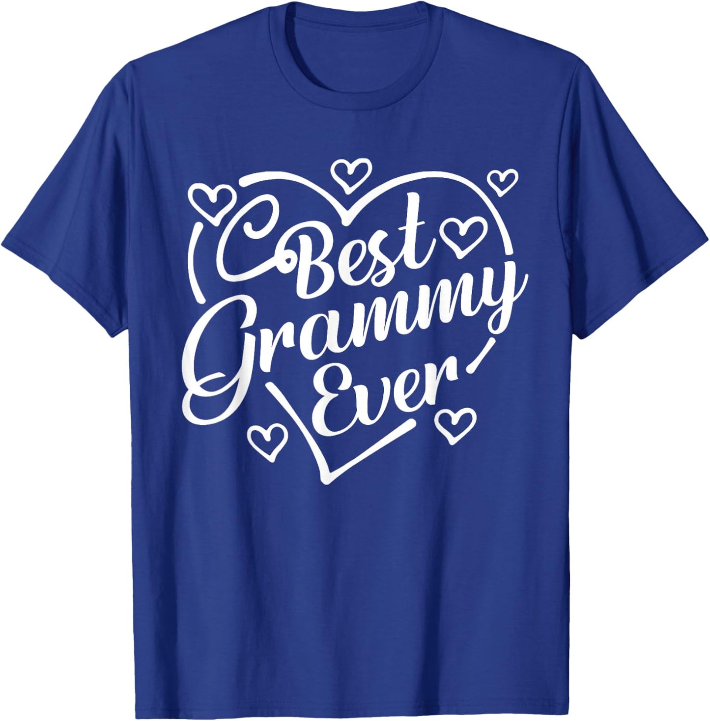 Best Grammy Ever Shirt Funny Heart Shape Mother's Day T-Shirt - T-Shirt | Royal
