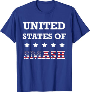 United States of Smash All Might Anime T-Shirt - T-Shirt | Royal