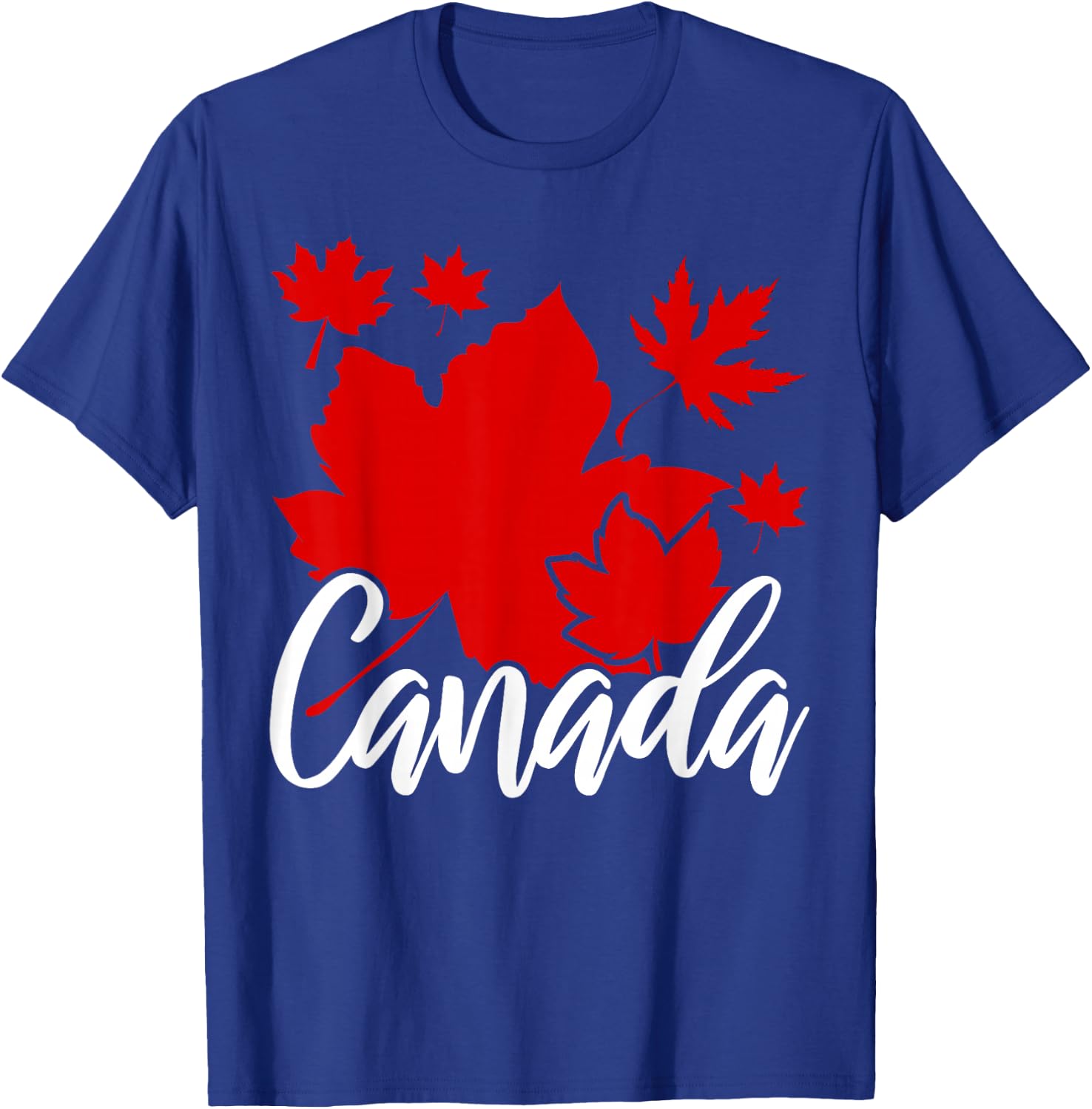 Canadian Maple Leaf Canadian Canada T-Shirt - T-Shirt | Royal