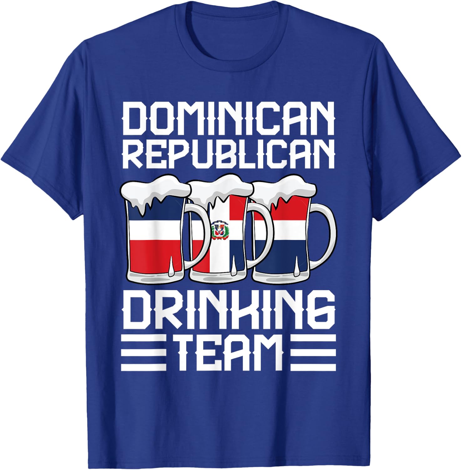 Dominican Republican Drinking Dominican Republic T-Shirt - T-Shirt | Royal