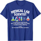 Medical Lab Scientist Definition Med Lab Scientist T-Shirt - T-Shirt | Royal