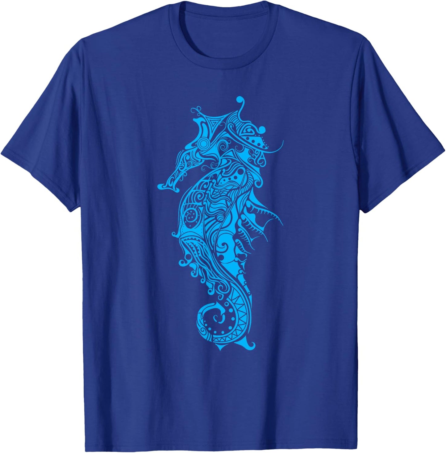 Tribal Seahorse Shirt - Seahorse Lovers Shirt - Seahorse T-Shirt - T-Shirt | Royal