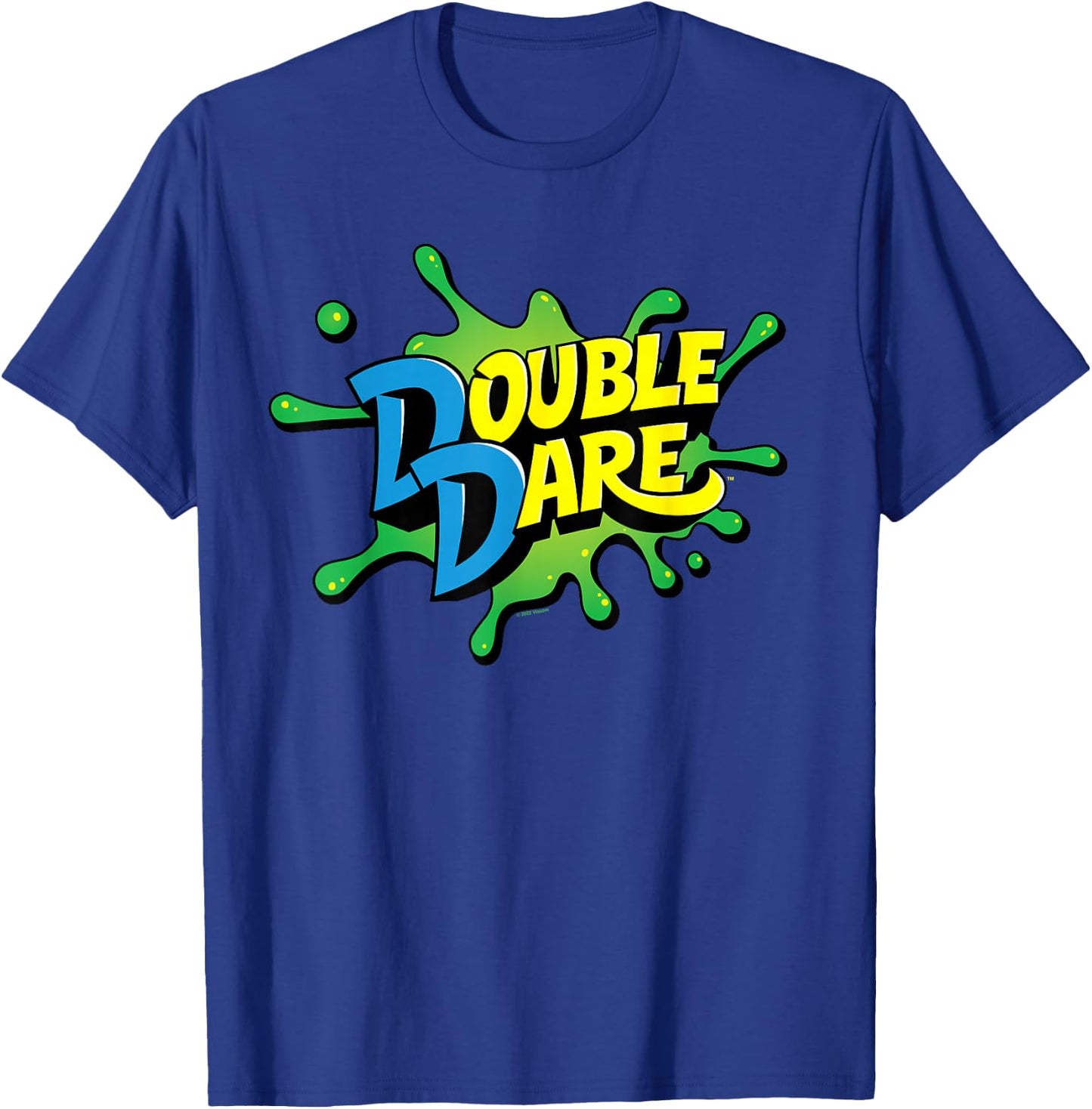 Double Dare Splat Stacked Logo T-Shirt - T-Shirt | Royal