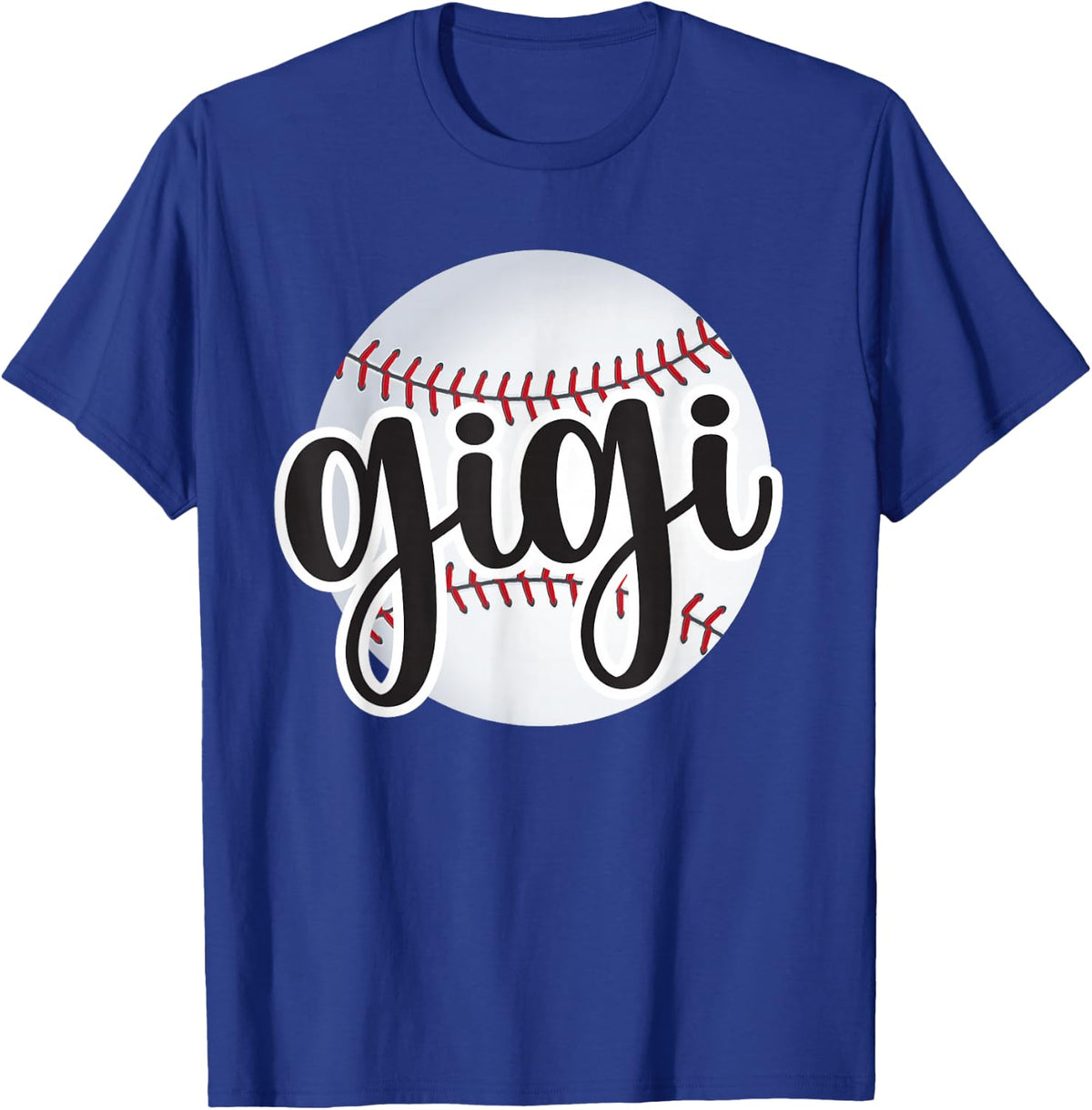 Baseball Gigi Baseball Fan Proud Baseball Grandma Gigi T-Shirt - T-Shirt | Royal