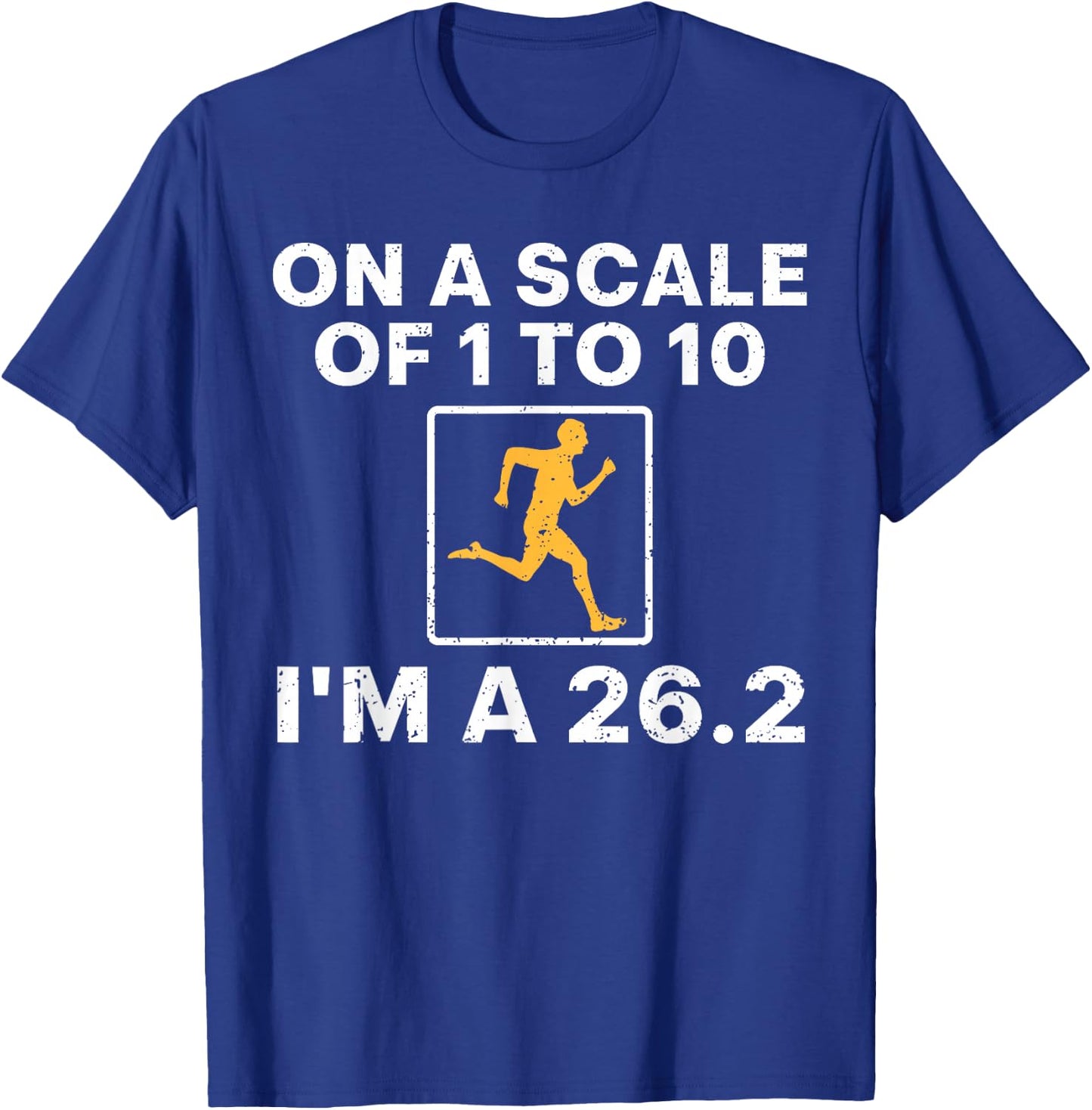 Funny Marathon Art Men Women Marathon Finisher Marathoner T-Shirt - T-Shirt | Royal