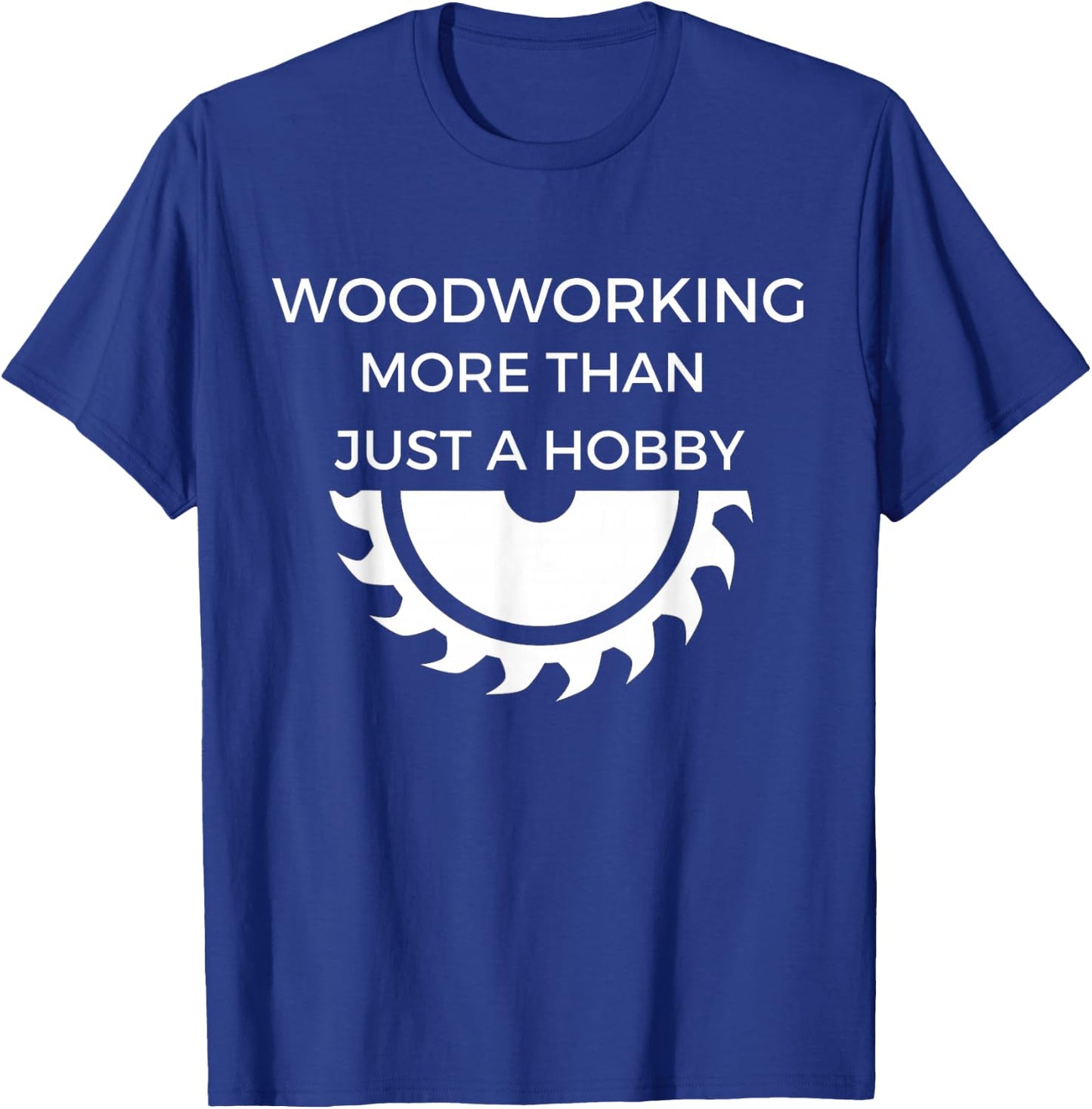 Passion Woodworking Hacksaw Worker chainsaw T-Shirt - T-Shirt | Royal