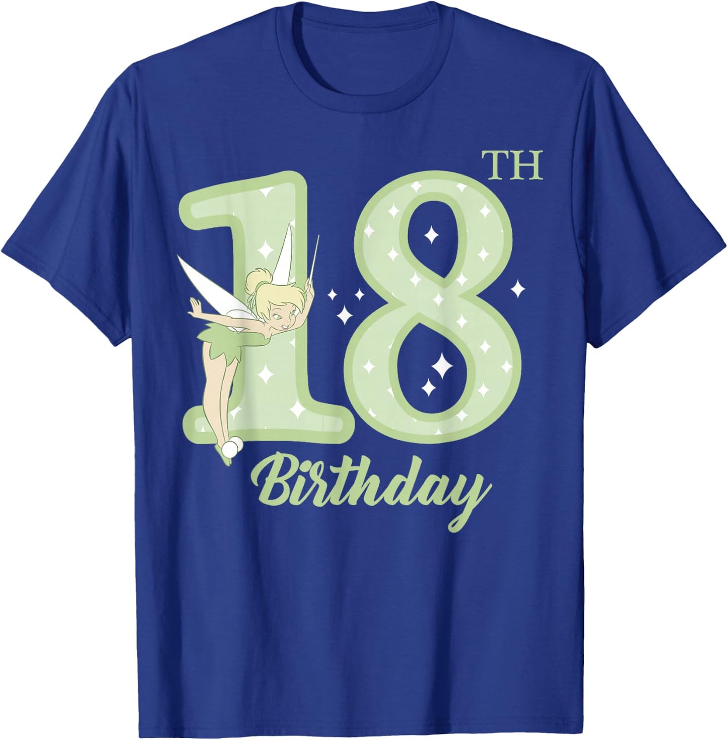 Disney Peter Pan 18th Birthday Tinkerbell Portrait T-Shirt - T-Shirt | Royal